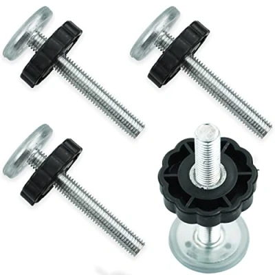 Afbeelding van 4 verpakkingen drukgemonteerde Baby Gates schroefdraadspindelstangen, accessoires schroefboutenkit voor traprooster hondenhek huisdierenhek