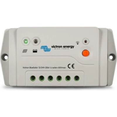 Afbeelding van Victron Energy BlueSolar PWM Pro Laadcontroller 20 A Grijs Accu Opladers