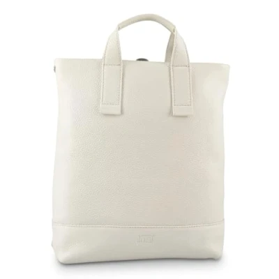 Afbeelding van JOST Leren Vrije tijd rugzak Schoudertas Vika X Change Bag White Crème