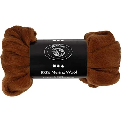 Afbeelding van Creativ Company CC Merino Wol 100gr Bruin