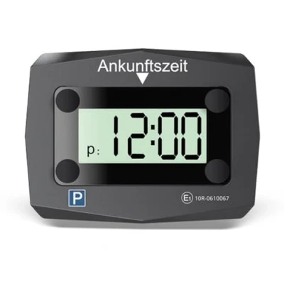 Afbeelding van MICHELIN elektronische parkeerklok met goedkeuring van het Duitse ministerie automobielindustrie, automatische digitale parkeerschijf, parkeerschijf voor de auto,