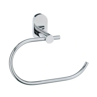 Afbeelding van Handdoekring Kela Lucido Silver Shining