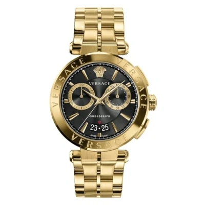 Afbeelding van Versace VE1D01721 Aion heren horloge chronograaf 45 mm