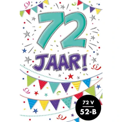Afbeelding van Kaart That funny age 72 jaar AT1044 D