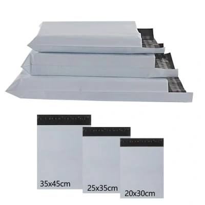 Afbeelding van huruirui Verzendtassen, plastic verzendzakken, 20 x 30 cm, 25 35 45 mat, zelfklevend, verzending van goederen, verzendzakken voor kleding, verpakking stuks