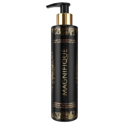 Afbeelding van Onyx Magnifique Zonnebank Donker Tanning Lotion Bruinen Versnellend Tan Resultaat Luxe huidbehandeling Push Up Complex Koffie Tamanu Olieblend Lichtgewicht formule