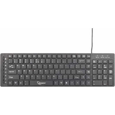 Afbeelding van Gembird KB MCH 01 DE toetsenbord USB Duitse layout Zwart