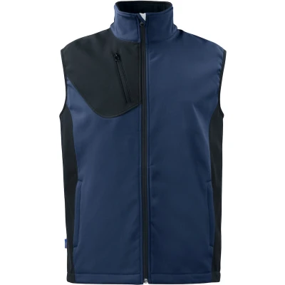 Afbeelding van ProJob 3702 SOFTSHELL BODYWARMER 643702 Marine 5XL