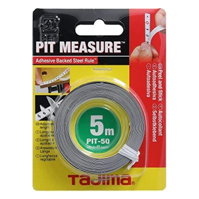Afbeelding van Tajima Tape maat zelfklevend, 5 m/13 mm, 1 stuk, PIT50