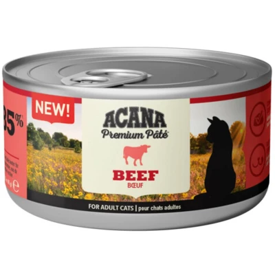 Afbeelding van 24x Acana Premium Kattenvoer Pâté Beef 85 gr