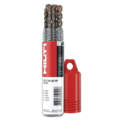 Afbeelding van Hilti 2224211 6x Hamerboren TE C, M1 SDS Plus Boorhamers Set, Diameters 5,6,8,10,12mm