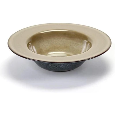Afbeelding van Serax Terres De Rêves By Anita Le Grelle Pastabord Ø21,3 Misty Grey/dark Blue