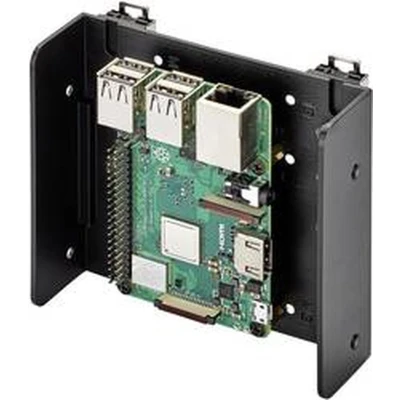 Afbeelding van Renkforce DIN rail houder Geschikt Voor serie: Raspberry Pi, Arduino, Banana Pi railmontage Zwart