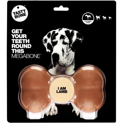 Afbeelding van TastyBone Mega Lamb Hond Kauwspeelgoed Vegan Kluif Nylabone