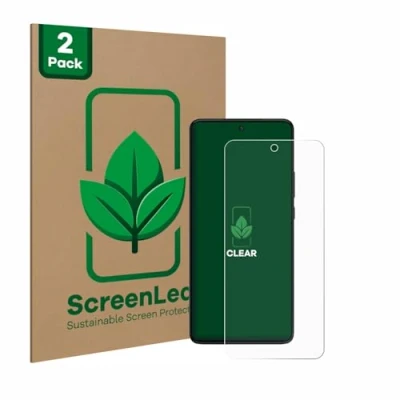 Afbeelding van ScreenLeaf Screenprotector voor Motorola Moto G84 Duurzame schermbescherming Folie Beschermfolie transparant (2 Stuks)