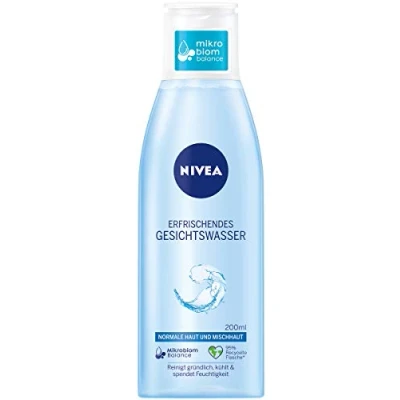 Afbeelding van NIVEA Verfrissend gezichtswater voor normale en gemengde huid (200 ml), gezichtstoner stimuleert verfrist de huid, mild hydrateert intensief