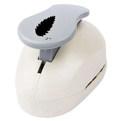 Afbeelding van Jumbo ponser, dennenappels, motiefgrootte: 7,3cm x 3,8cm Motief perforator voor papier Cadeauhangers, boomversiering &amp; opleggers knutselen Kaarten decoratie Kerstmis ook ijstkristallen raamafbeeldingen