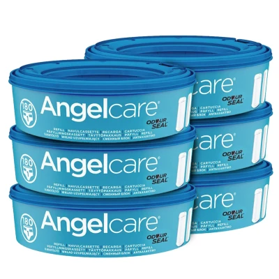 Afbeelding van Angelcare Round Navulcasette 6 pack AC ROUNDREFILL_1_AR9006