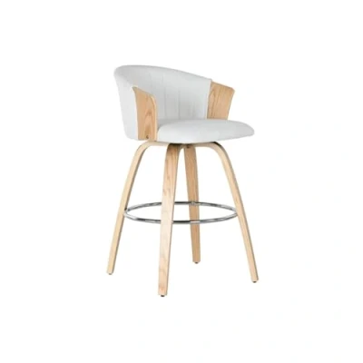 Afbeelding van Kruk Home ESPRIT Wit Hout 58 x 56 86 cm