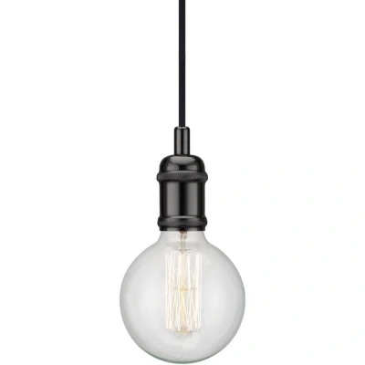 Afbeelding van Nordlux Snoerpendel E27 Avra Black/Chrome 4800160