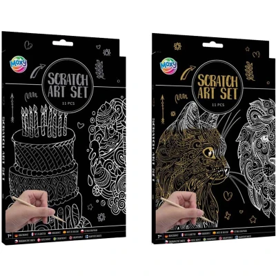Afbeelding van Creative Craft Group Scratch Art Set