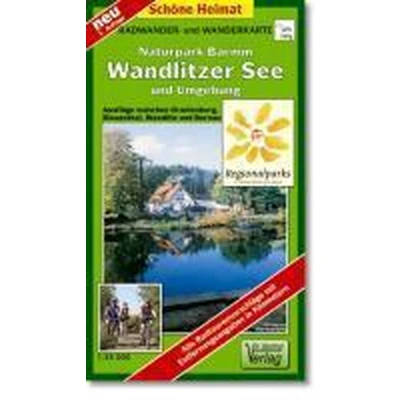 Afbeelding van Naturpark Barnim, Wandlitzsee und Umgebung 1 : 35 000. Radwander Wanderkarte