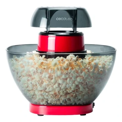 Afbeelding van Cecotec Elektrische Popcornmachine Fun&amp;Taste P&#039;Corn Easy. Popcornmaker, 1200 W, Luchtinjectiesysteem, Verwijderbare Kom, Antiaanbakbare en Deksel, Compact Ontwerp