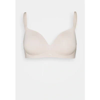 Afbeelding van Puma Women SOFT Padded BRA Tshirt BH, Dames, Maat: 75A, Rose dust