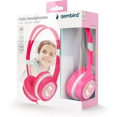 Afbeelding van Kinder koptelefoon Roze Gembird