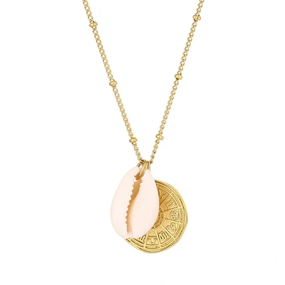 Afbeelding van Victorious Dames Ketting Goud Model: Zodiak Schelp