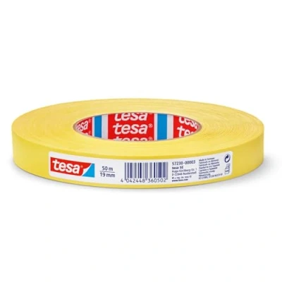 Afbeelding van tesa PERFECT 57230 00003 02 Textieltape extra Power Geel (l x b) 50 m 19 mm 1 stuk(s)