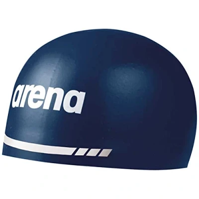 Afbeelding van Arena Unisex Volwassen 3D Soft Badmutsen, Navy, M