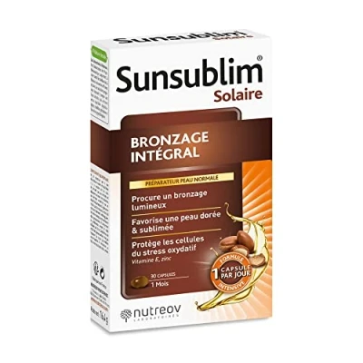 Afbeelding van Nutreov Sunsublim Integrale Bruining Normale Huid 30 Capsules