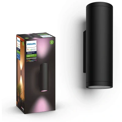 Afbeelding van Philips Hue Appear muurlamp White and Color Zwart