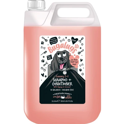 Afbeelding van Bugalugs Luxury 2 In 1 Papaya &amp; Coconut 5l Shampoo