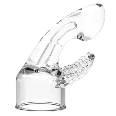 Afbeelding van POWER Opzetstuk Wand Vibrator Dual Stimulation