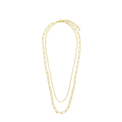 Afbeelding van Lucardi Elegant Ketting, Dames, Maat: One Size, Gold
