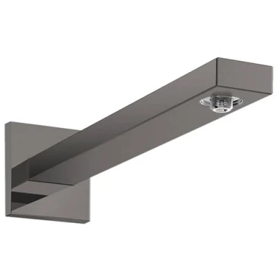 Afbeelding van hansgrohe douchearm square 38 9 brushed black chrome 27694340