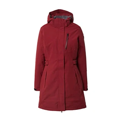 Afbeelding van killtec dames Functionele parka/parka met afritsbare capuchon KOW 165 WMN PRK, weinrot, 40, 37726 000