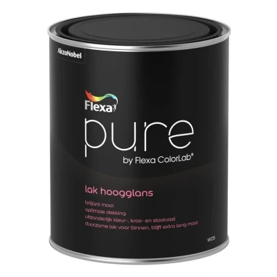 Afbeelding van Flexa Pure Lak Hoogglans 1 liter verf shop