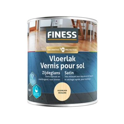 Afbeelding van Finess vloerlak zijdeglans 2,5 liter, kleurloos