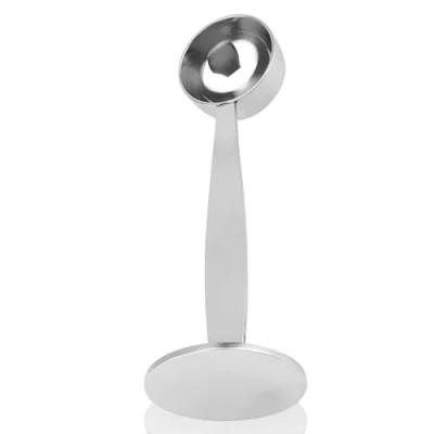 Afbeelding van 2 in 1 koffie Scooper met Espresso sabotage, 5,7 inch lange handgreep roestvrij staal maatlepel