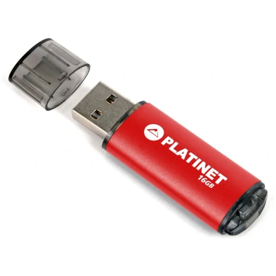 Afbeelding van Platinet PMFE16R USB flash drive 16GB rood