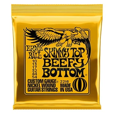 Afbeelding van Ernie Ball EB2216 Skinny Top Beefy Bottom Slinky Guitar Strings 10 54 Elektrische gitaarsnaren