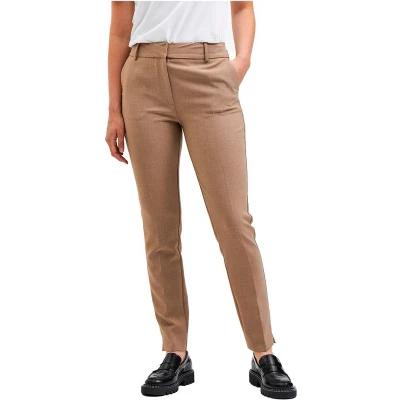 Afbeelding van Selected Femme Slfrita SLIM PANT Broek, Dames, Maat: 38, Camel