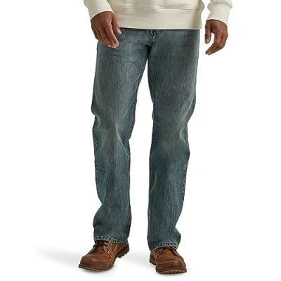 Afbeelding van Wrangler Authentics Relaxed Fit Boot Cut Jean voor heren, Getinte midden schaduw, 33W / 32L