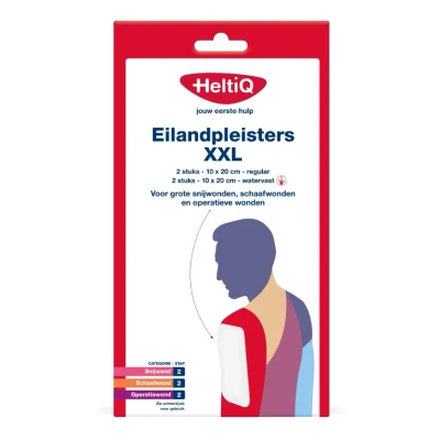 Afbeelding van 3x HeltiQ Eilandpleister XXL 4 stuks