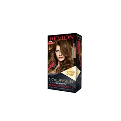 Afbeelding van Revlon Colorsilk All In One Butter Cream Haarverf Kleur 63 Light Golden Brown