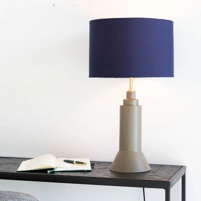 Afbeelding van Maison Bobby Tafellamp Kaja Donker Blauw