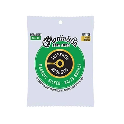 Afbeelding van Martin Strings MA170S Authentic Acoustic Silked 80/20 Bronze